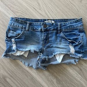 Refuge supershortie jean shorts